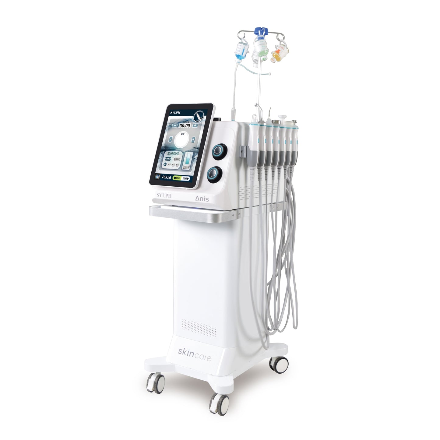 Noninvasive hydrofacial comprehensive 8 in 1