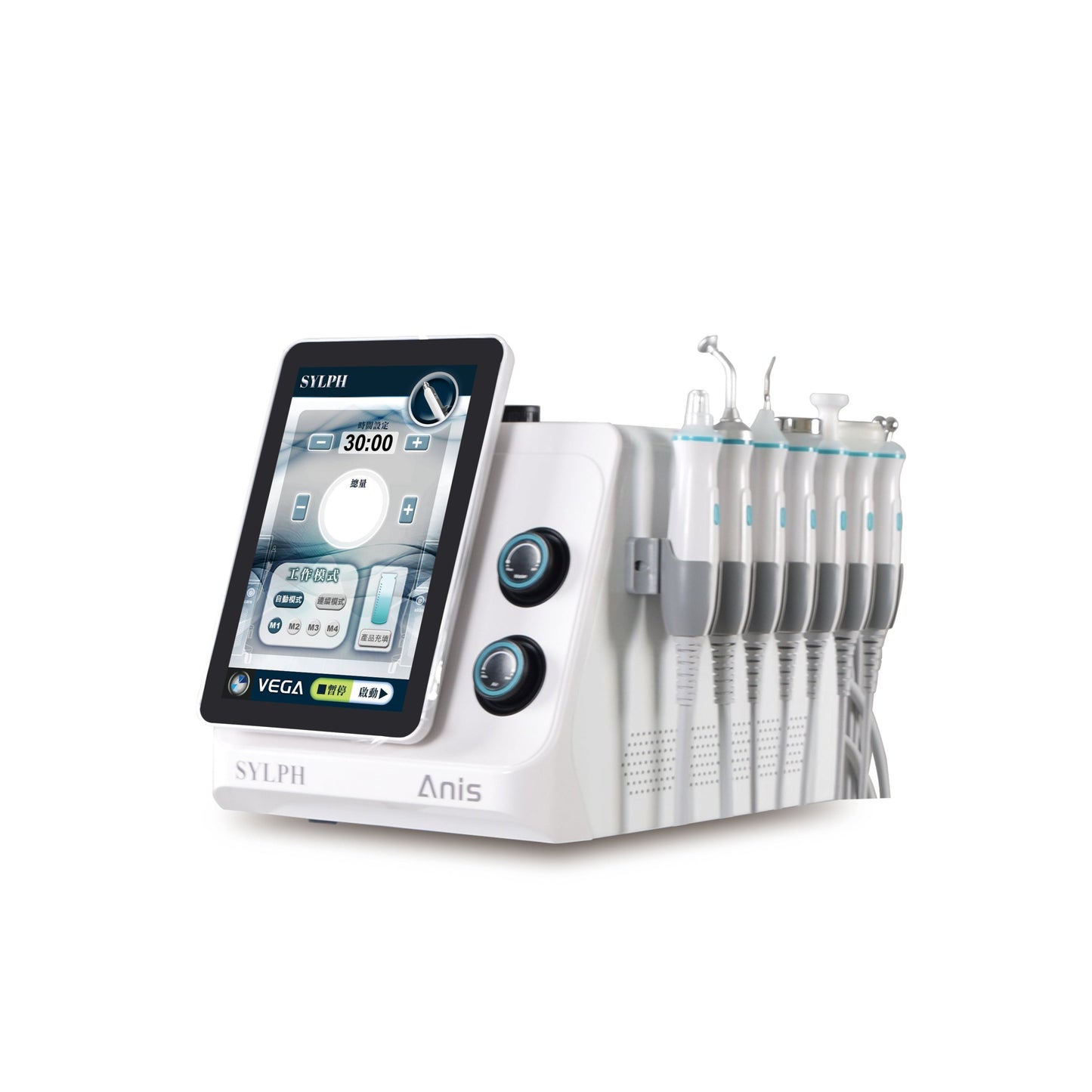 Noninvasive hydrofacial comprehensive 8 in 1